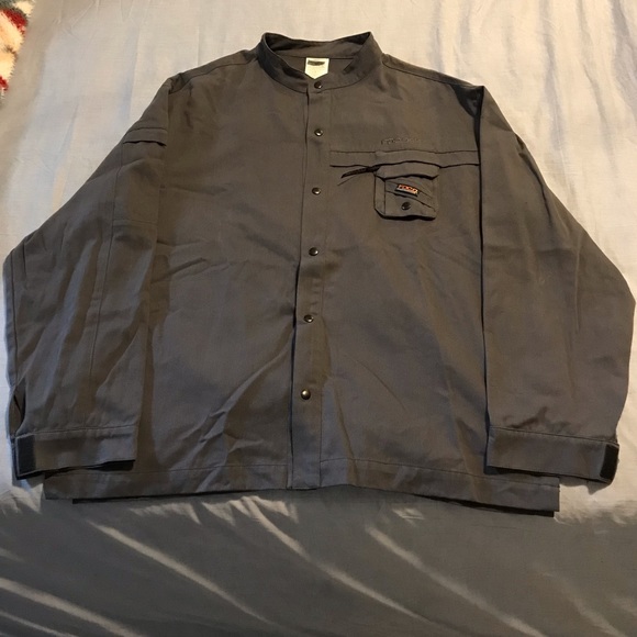VINTAGE Fiction Design Clothing - FDCO Clothing Charcoal Detachable Jacket - Picture 1 of 7